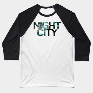 Night City Baseball T-Shirt